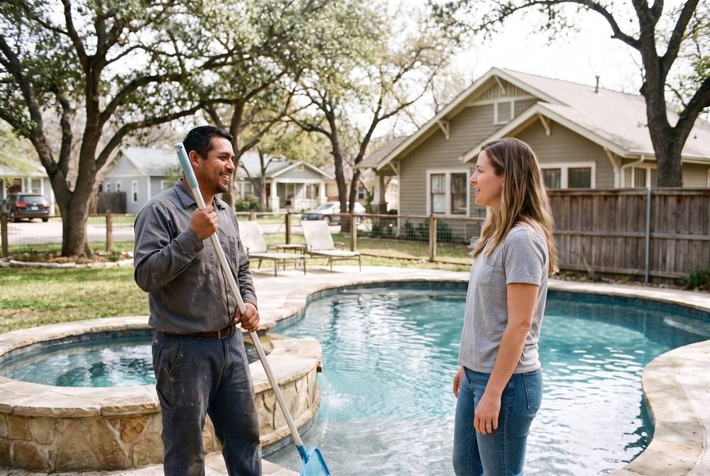 Explaining pool care